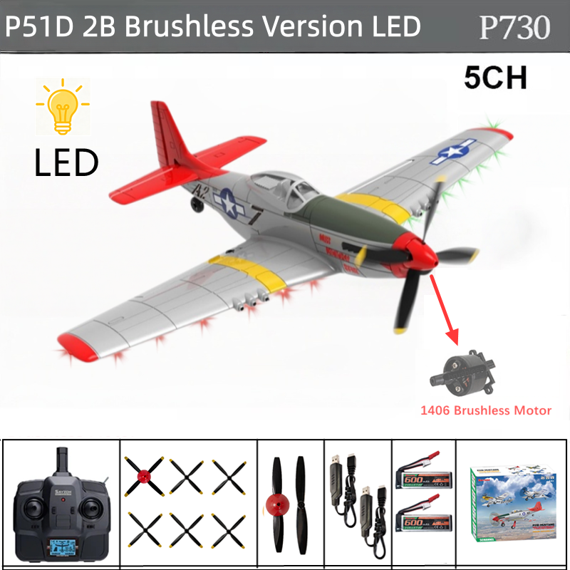 Rc Planes Horizon Hobby - Pesawat RC Baru P51D Mustang 5CH