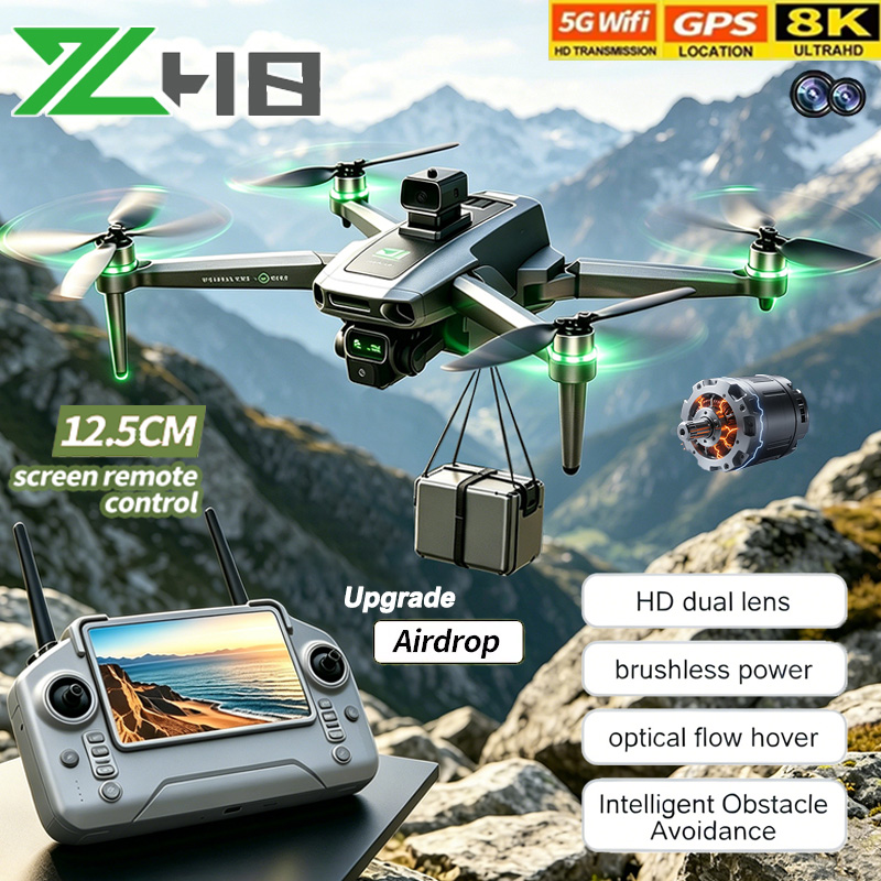 Rc Plane Hobby Zone - Drone Mini ZH8 Profesional 8K dengan