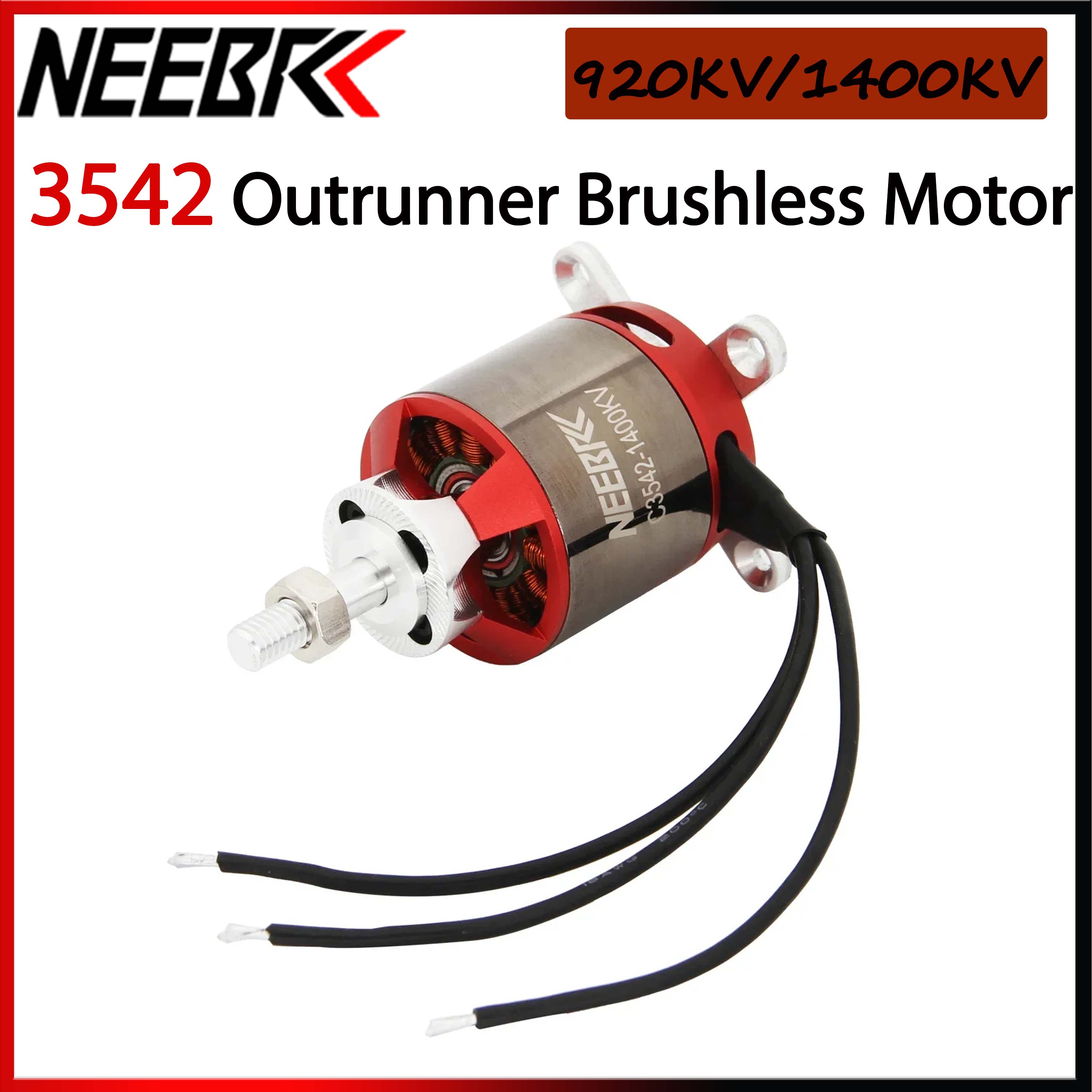 Rc Plane Hobby Zone - 1/2/4 Buah 3542 920KV 1400KV Motor
