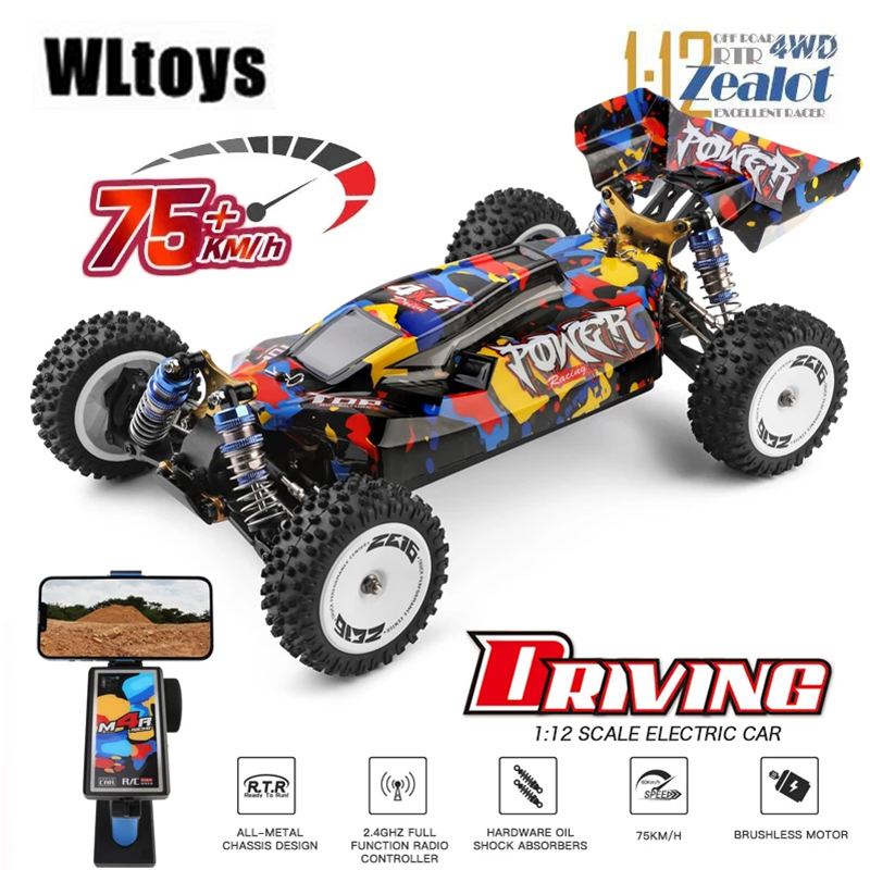 Rc Hobby World - WLtoys mobil RC 124017, mainan Drift