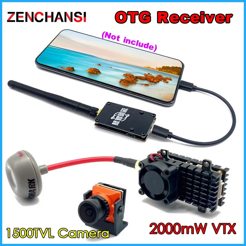 Rc Plane Hobby Zone - Pemancar nirkabel FPV 5.8G 2000MW 48CH,