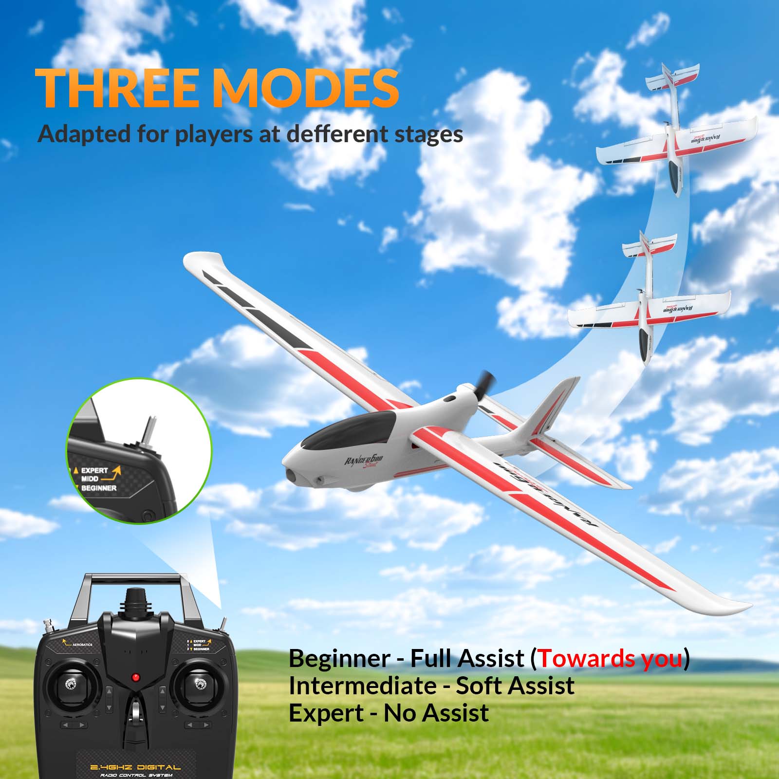 VOLANTEXRC Pesawat RC untuk De - Rc Planes Horizon Hobby ulasan dan harga