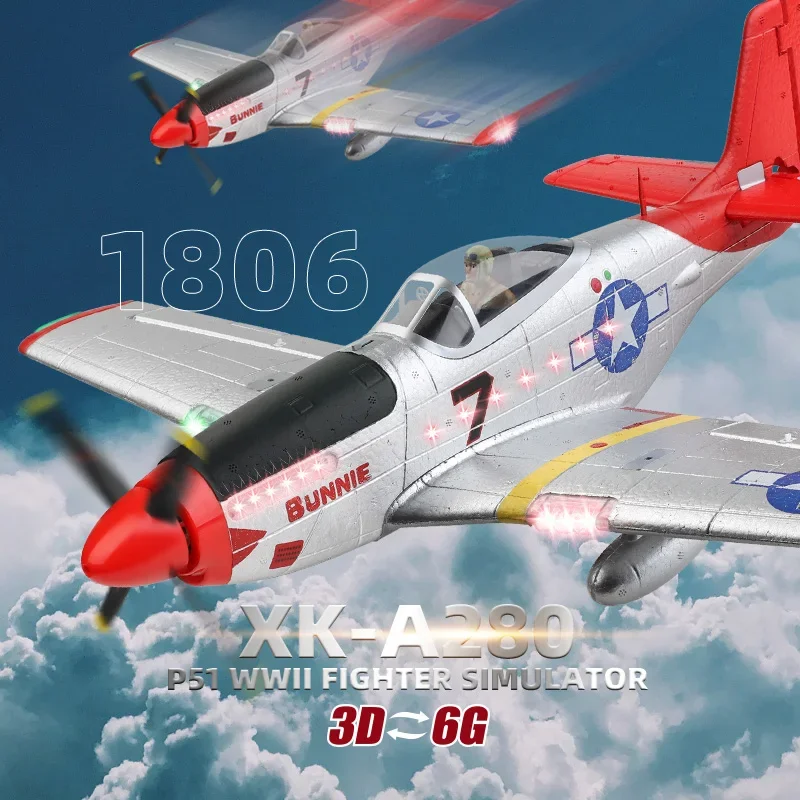 WLtoys XK A280 RC Pesawat P51  - Rc Planes Horizon Hobby ulasan dan harga