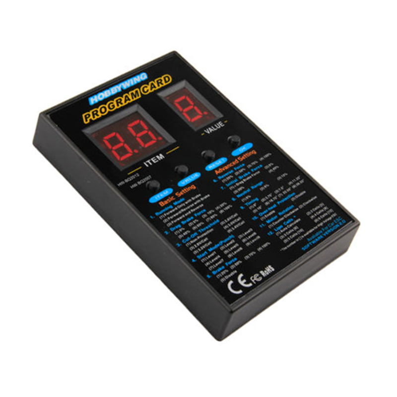Kartu program ESC Hobbywing as - Rc Hobby World ulasan dan harga